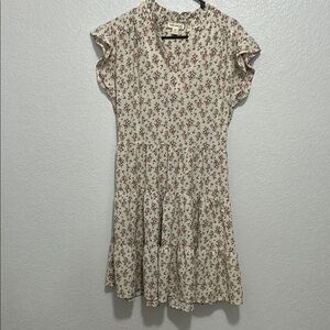 Floral Cream Dress